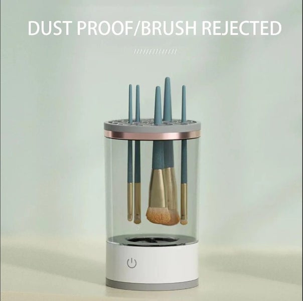 USB Electric Makeup Brush Cleaner Automatic Rotary Clean Carousel 2