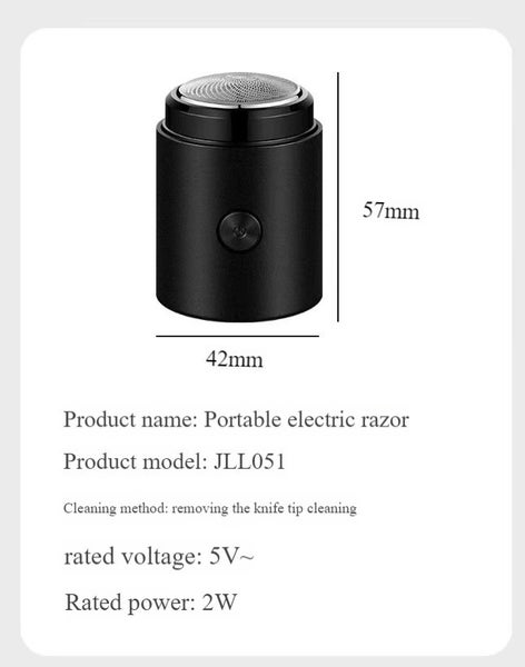 Electric Shaver For Men, Mens Electric Razor, Portable Mini Razor #DEC Carousel 8