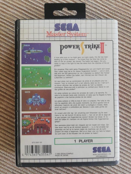 Power Strike II Sega Master System SMS Carousel 2