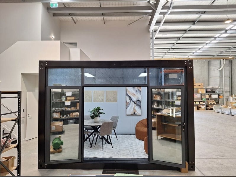 4*3m GLASS WALL PORTABLE UNIT / CABIN/TINY HOUSE Carousel 1