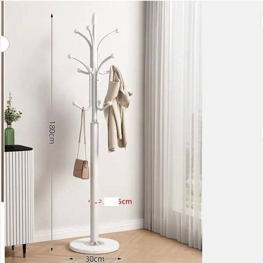 Metal floor standing coat rack 30CM stone base Carousel 2
