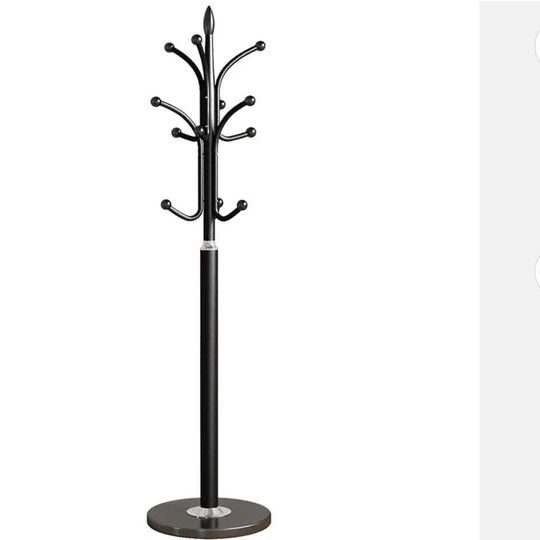 Metal floor standing coat rack 30CM stone base Carousel 3