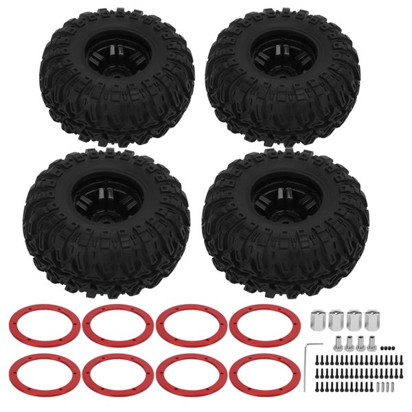 rc wheels and tires rc rubber tires wheels set 4Pcs RC Wheels And Tires Set Carousel 8