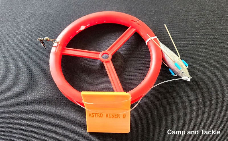 DRONE BACK BONE (6 hook) with ASTRO RISER to LIFT SINKER Carousel 1