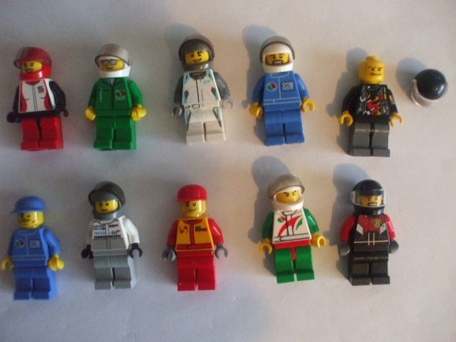 Bulk Lego Race Car Driver Minifigures Carousel 1