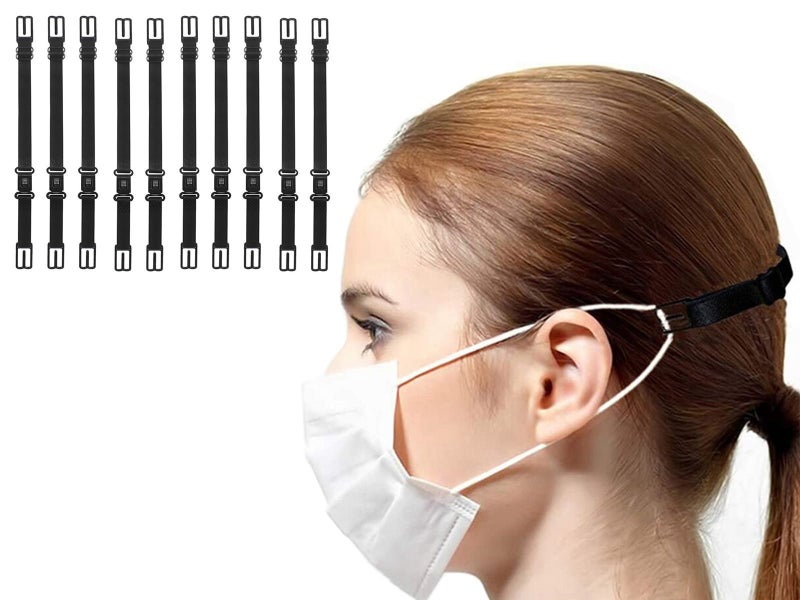 20Pcs Adjustable Ear Saver Strap Hook Face Mask Extender Strap Carousel 1