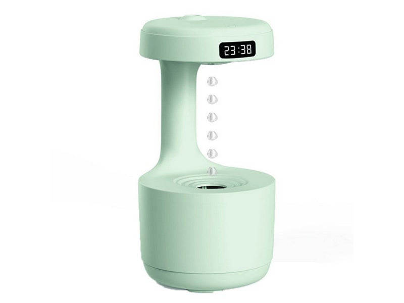 800ml USB Cool Mist Humidifier Anti-Gravity Water Droplets Air Humidifier Green Carousel 1