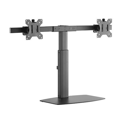 Brateck Dual Free Standing Screen Pneumatic Vertical Lift Monitor Stand Fit M... Carousel 1