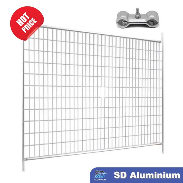 Temporary Fencing - Panel+Clamp - 2.1m x 2.4m Carousel 1