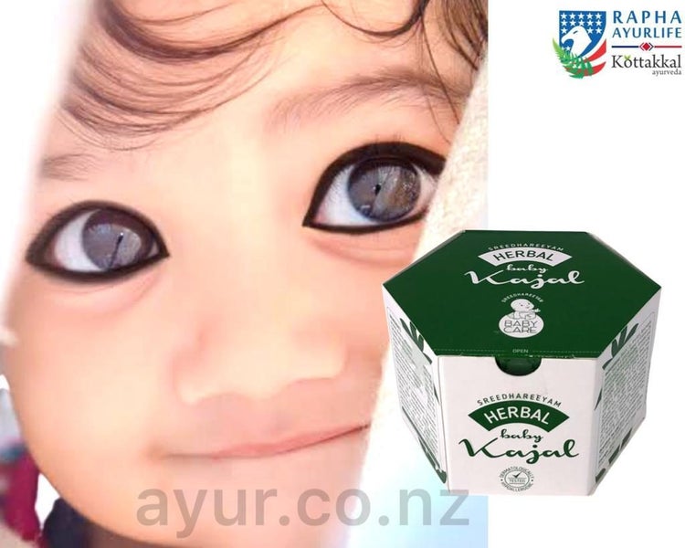 Sreedhareeyam Herbal Baby Cream Kajal for New Born | Natural Black - 3g Carousel 1