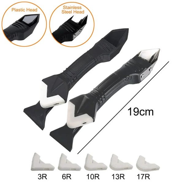 5 In 1 Silicone Scraper Sealant Smooth Remover Tool Set Carousel 3