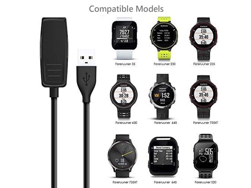 Garmin Forerunner 630/645/735XT USB Cable Data Sync Charger Replacement62933725858435111
