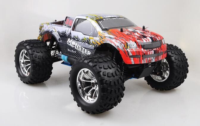 HSP 94188 1/10 4WD Nitro Monster Truck Ready to Run Carousel 1