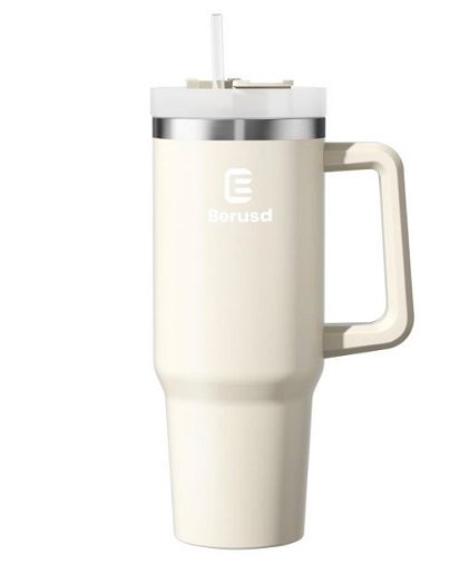 Berusd 1.2L Insulated Tumbler with Handle and Straw Lid + AfterPay Carousel 1