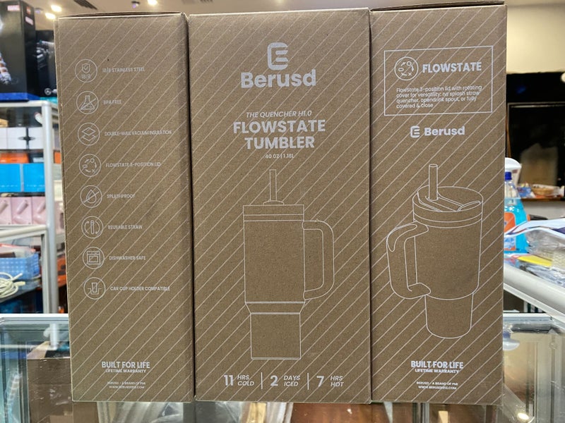 Berusd 1.2L Insulated Tumbler with Handle and Straw Lid + AfterPay Carousel 9