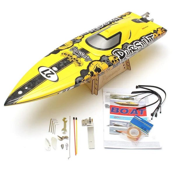 TFL Hobby 4s 1106 Pursuit 82cm Fibreglass RC Boat 3660/1620KV Motor 125A ESC ... Carousel 2