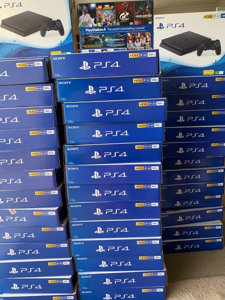 Sony PS4 PlayStation 4 Slim 500GB Jet Black CUH-2202A Carousel 6