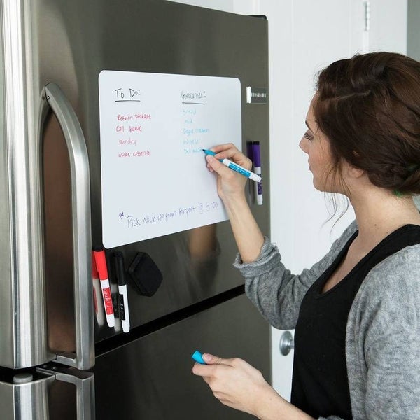 Flexible Rubber Magnetic Whiteboard Sheet A4 Carousel 2