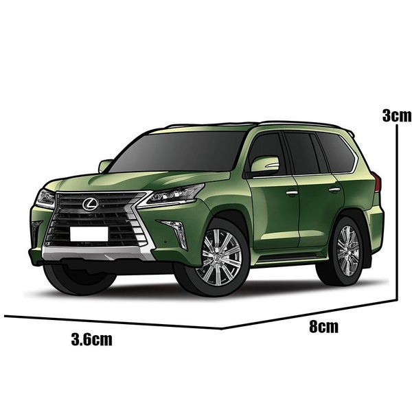 1:64 Lexus LX570 Miniature Model JKM 1/64 Premium SUV Toy Car Vehicle Carousel 7