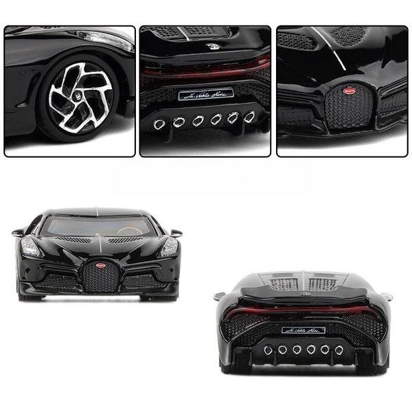 1:64 Bugatti La Voiture Noire Toy Car 1/64 JKM Vehicle Miniature Carousel 2