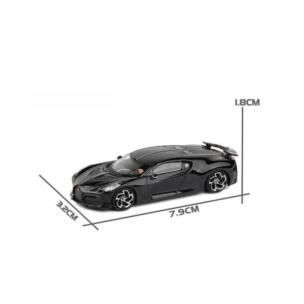 1:64 Bugatti La Voiture Noire Toy Car 1/64 JKM Vehicle Miniature Carousel 6