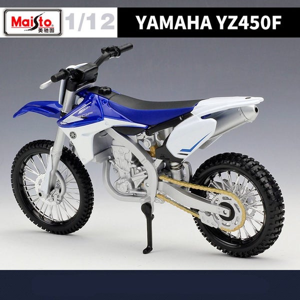 Maisto 1:12 YAMAHA YZ450F Alloy Race Motorcycle Model Simulation Carousel 7