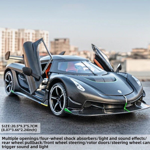 1:24 Scale Pagani Koenigsegg Alloy Car Model, /Boyfriend/birthday Carousel 1