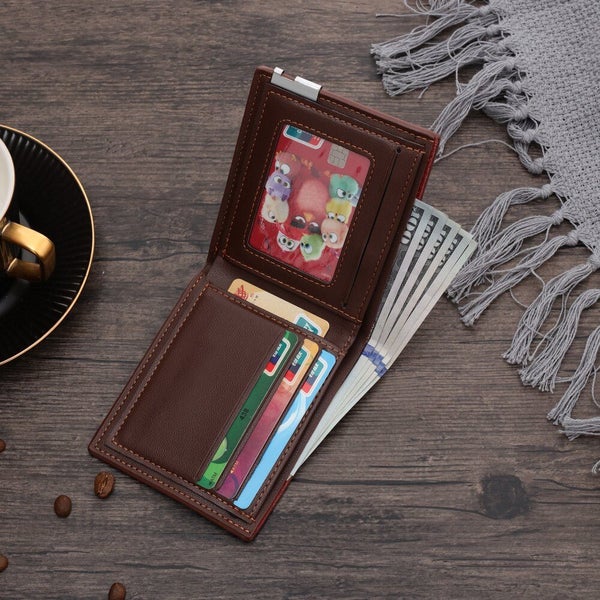 Custom Photo Engraved Bifold Wallet Carousel 4