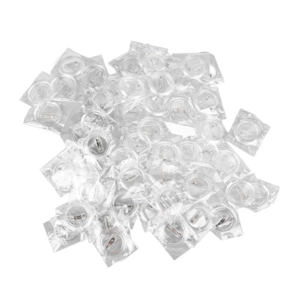 acrylic button pins clear acrylic button 50PCS 3.8in Acrylic Badge Clear Picture Carousel 1