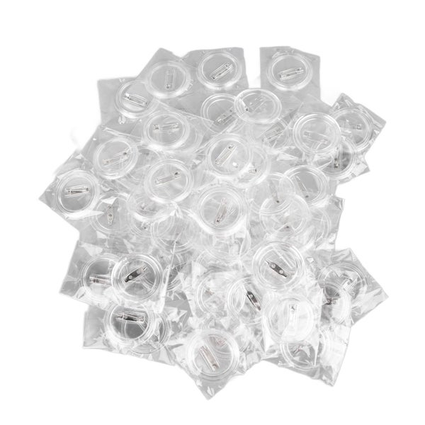 acrylic button pins clear acrylic button 50PCS 3.8in Acrylic Badge Clear Picture Carousel 8
