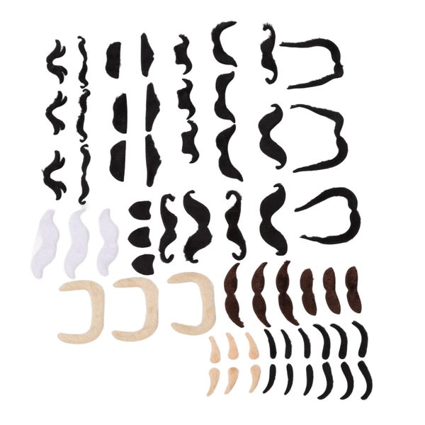 fake eyebrow beard set fake eyebrow moustache Fake Eyebrow Beard Set Short Carousel 1