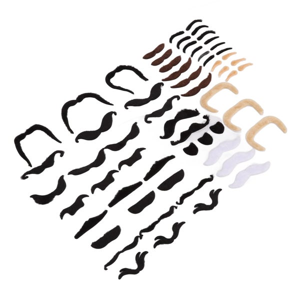 fake eyebrow beard set fake eyebrow moustache Fake Eyebrow Beard Set Short Carousel 2