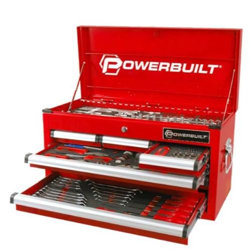 Powerbuilt 189Pc 6Dr Tool Chest & Tools - Red Series Carousel 1