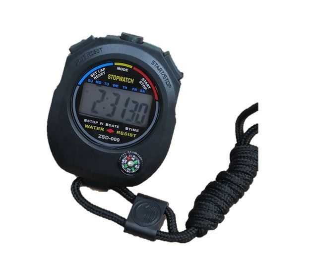 PTN Professional Stopwatch Handheld Digital LCD Display Sports Counter Timer Carousel 1