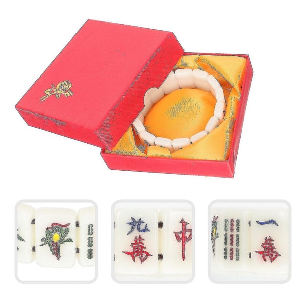 Couple Ornaments Mahjong Lovers Gift Elasticity Bracelet Elasticity Wrist Jewel Carousel 2