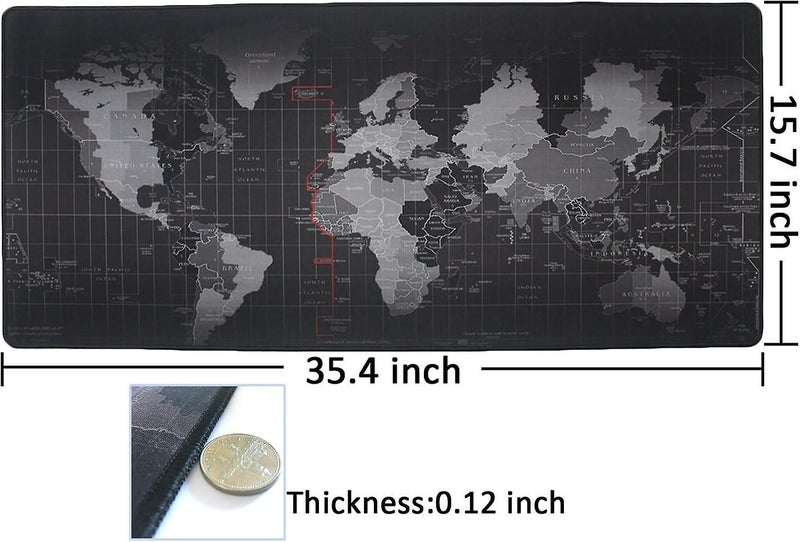 Gaming Mouse Pad Mouse Pads 35.4x15.7x0.12 In Extended Computer Mouse Mat For Carousel 4