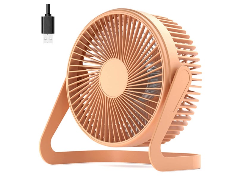 USB Desktop Fan 5 Inch Green Carousel 8