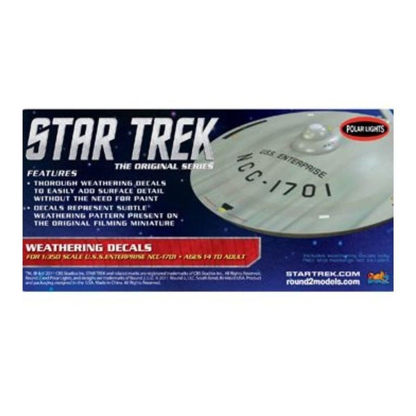 Polar Lights Star Trek USS Enterprise Decals Carousel 1