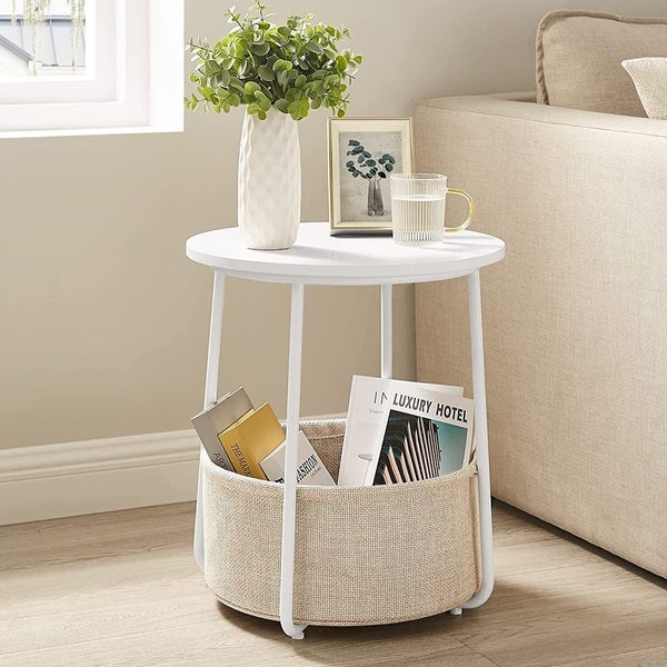 Round Side Table - Beige Carousel 2