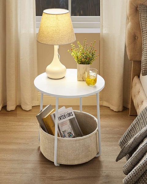 Round Side Table - Beige Carousel 8
