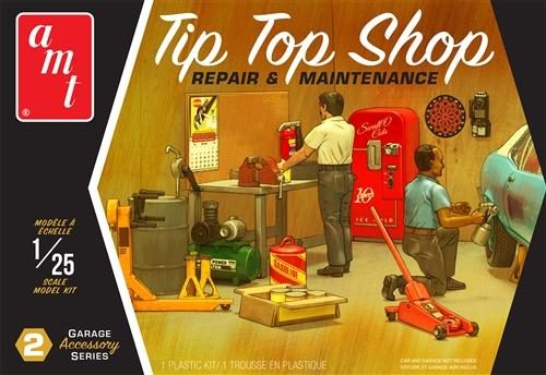 AMT 1:25 Diorama Tip Top Shop Carousel 1