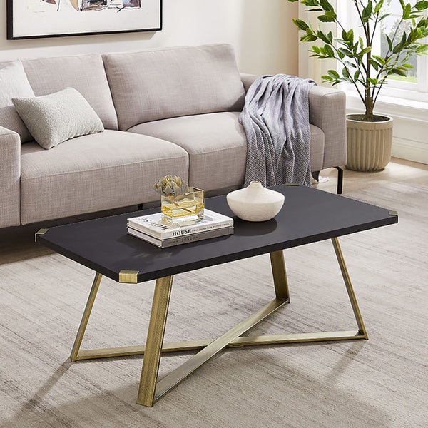 CRITERION CAPRI Coffee Table - Black and Gold Carousel 1