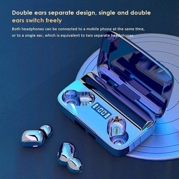 Bt5.0 True Wirelessly Stereo Sport Leds Display Earbuds Headset Hi Fi Sound Carousel 2