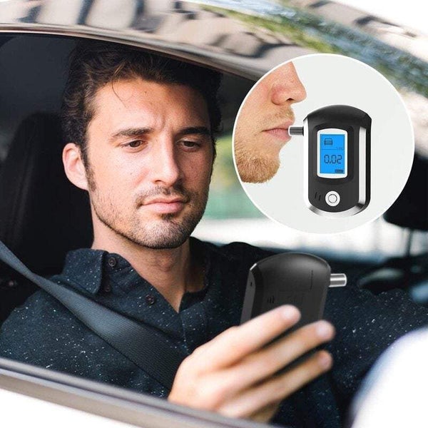 Breathalysers Portable Mini Alcohol Tester With Digital Lcd Display Electronic B Carousel 5