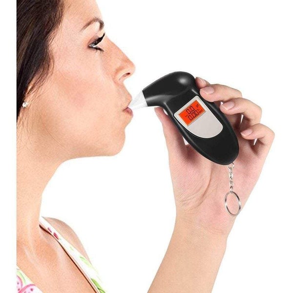 Breathalysers Breathalyzer Portable Keychain Alcohol Tester For Driver Electroni Carousel 2
