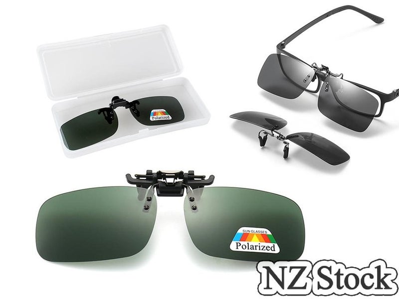 Polarized Clip On Sunglasses (Auckland Stock) Carousel 1