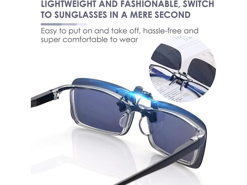 Polarized Clip On Sunglasses (Auckland Stock) Carousel 2