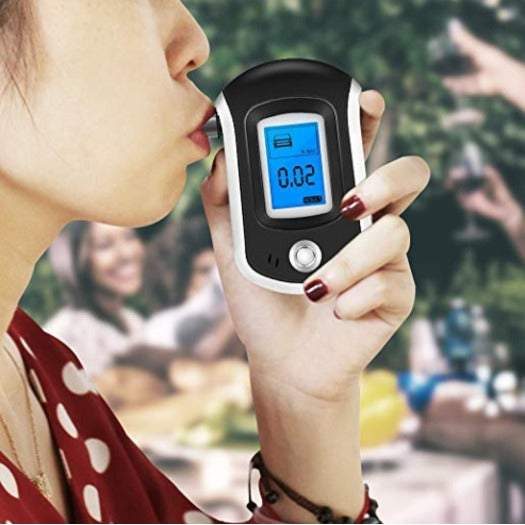 Hod Health And Home Breathalysers Portable Mini Alcohol Tester Digital Battery P Carousel 5