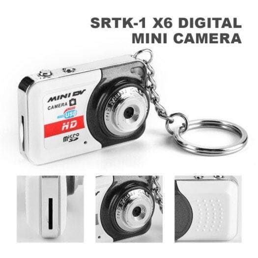X6 High Denifition Digital Camera Mini Dv Support 32Gb Tf Card With Mic Carousel 2
