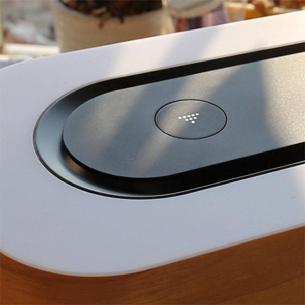 Modern Led Bedside Table Lamp With Wireless Phone Charger Bluetooth Lamps Carousel 8